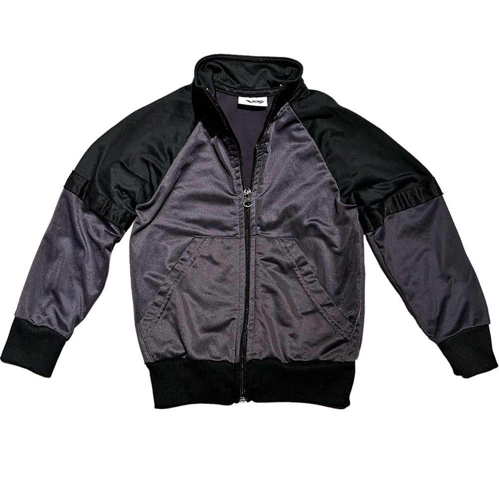 Pony kids satiny zip up bomber jacket
